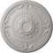 Ekena Millwork Athens Ceiling Medallion (Fits Canopies up to 3 5/8"), 26 1/4"OD x 3 1/4"P, Ultra Pure White CM27ATUWF - alternate 1